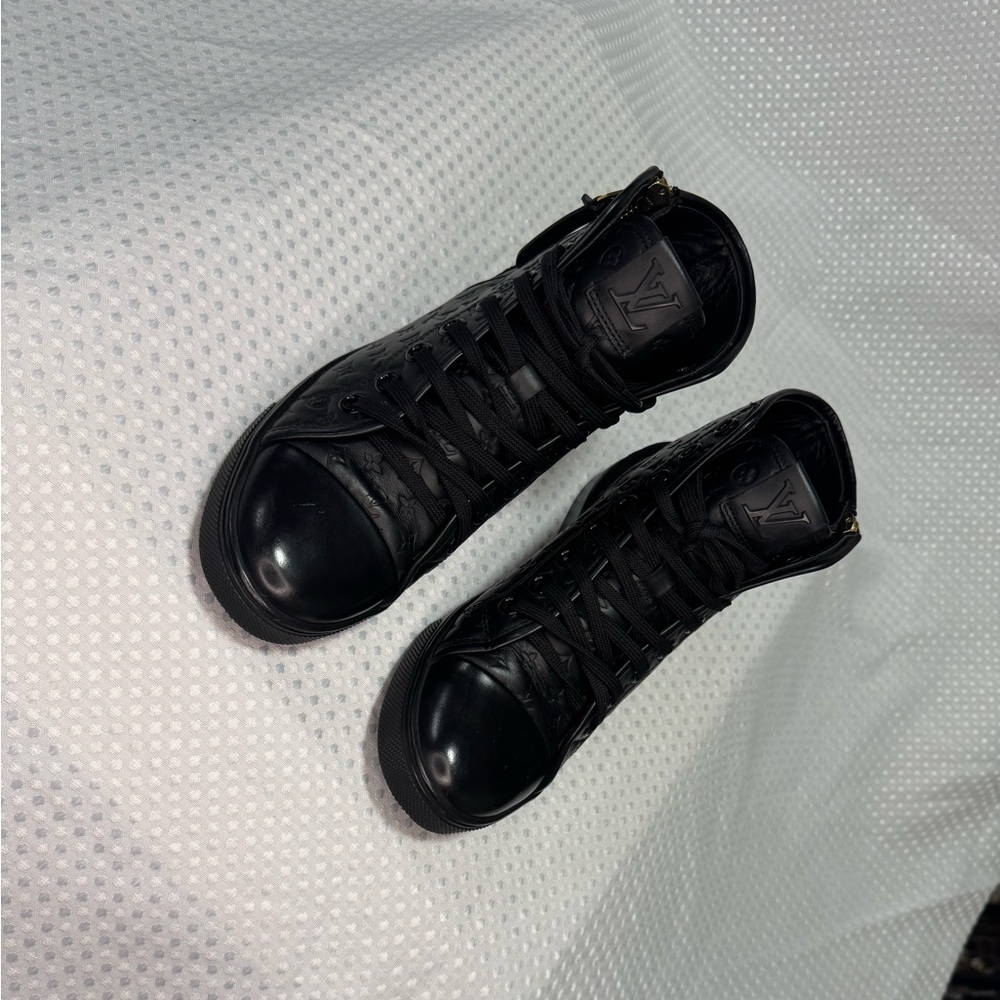 Louis Vuitton Black High-Top Sneakers